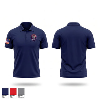 Short Sleeve Performance Polo, Choctaw Police Department, Police, Teamtime, Team time, sublimation, custom sports apparel, team uniforms, spirit wear, spiritwear, sports uniforms, custom shirts, team store, custom team store, fundraiser sports, apparel fundraiser
