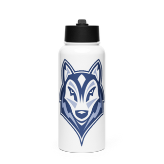 University of Southern Maine Women's Soccer 7165531 Stainless Steel Water Bottle with a Straw Lid