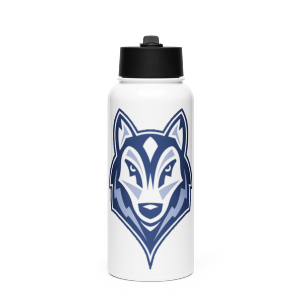 University of Southern Maine Women's Soccer 7165531 Stainless Steel Water Bottle with a Straw Lid