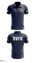 Salineville fire department Short Sleeve Performance Polo - 3