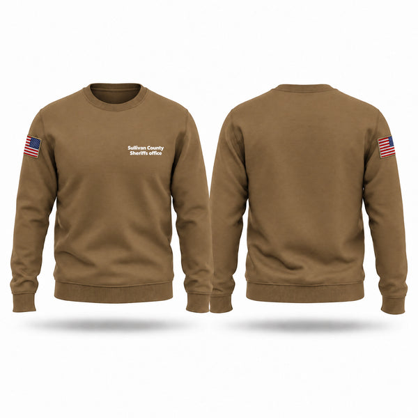 Crew Neck Sweatshirt, Sullivan County Sheriffs office, Police, Teamtime, Team time, sublimation, custom sports apparel, team uniforms, spirit wear, spiritwear, sports uniforms, custom shirts, team store, custom team store, fundraiser sports, apparel fundraiser