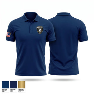 Short Sleeve Performance Polo, Piscataway Township Police Department, Police, Teamtime, Team time, sublimation, custom sports apparel, team uniforms, spirit wear, spiritwear, sports uniforms, custom shirts, team store, custom team store, fundraiser sports, apparel fundraiser