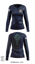 NYS Court Officer 64185384 Women's Long Sleeve V-neck Shirt - 5