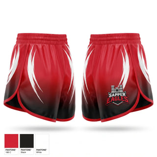 Womens Shorts, Sapper eagles, Softball, Teamtime, Team time, sublimation, custom sports apparel, team uniforms, spirit wear, spiritwear, sports uniforms, custom shirts, team store, custom team store, fundraiser sports, apparel fundraiser