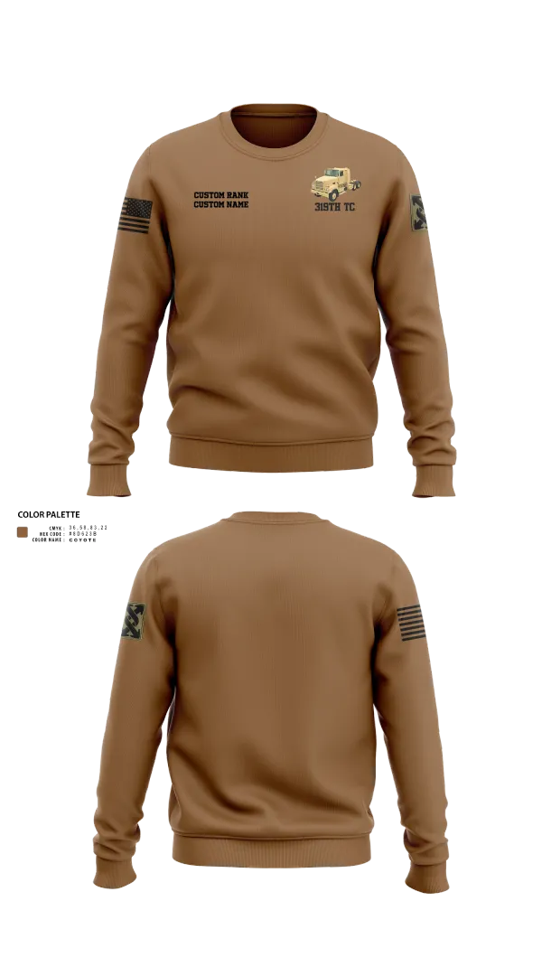 Crew Neck Sweatshirt, 319th TC, , Teamtime, Team time, sublimation, custom sports apparel, team uniforms, spirit wear, spiritwear, sports uniforms, custom shirts, team store, custom team store, fundraiser sports, apparel fundraiser