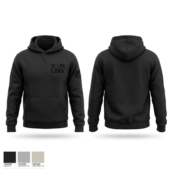 Hoodie, 31 LRS LGRV, Air Force, Teamtime, Team time, sublimation, custom sports apparel, team uniforms, spirit wear, spiritwear, sports uniforms, custom shirts, team store, custom team store, fundraiser sports, apparel fundraiser