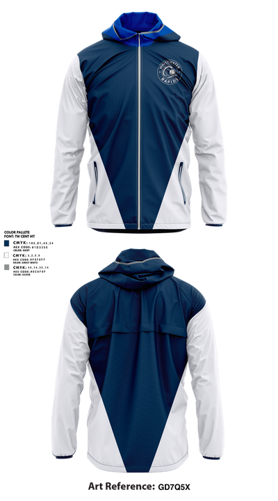 Whitewater Rapids 50763758 Windbreaker - 1
