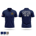 United States Capitol Police K9 Short Sleeve Performance Polo - 1