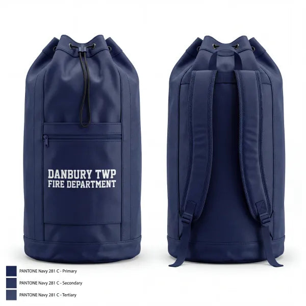 Gear Bag, Danbury Twp Fire Department, Fire Department, Teamtime, Team time, sublimation, custom sports apparel, team uniforms, spirit wear, spiritwear, sports uniforms, custom shirts, team store, custom team store, fundraiser sports, apparel fundraiser