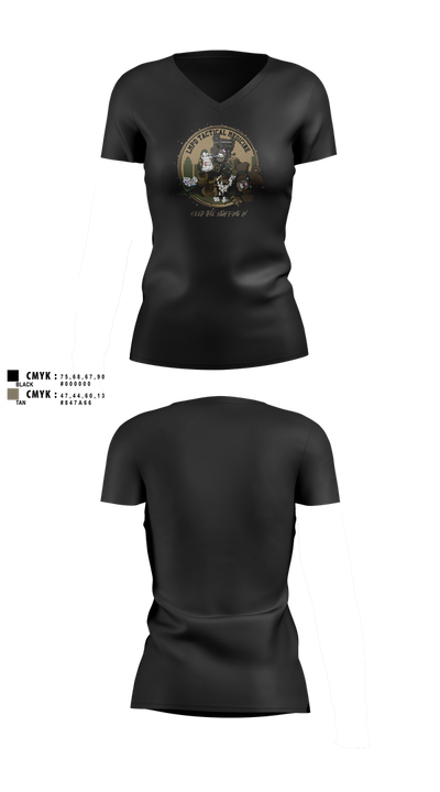 LMPD HSO TRT Women's Short Sleeve V-neck Shirt - 8 (1)