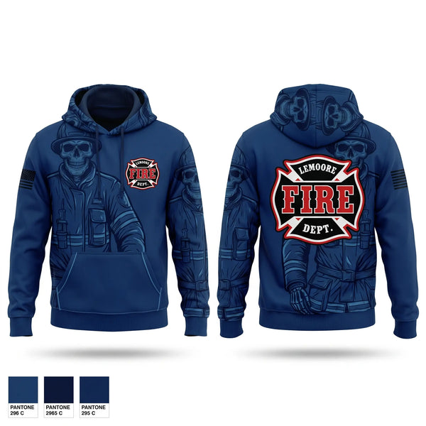 Hoodie, Lemoore Volunteer Fire Department, Fire Department, Teamtime, Team time, sublimation, custom sports apparel, team uniforms, spirit wear, spiritwear, sports uniforms, custom shirts, team store, custom team store, fundraiser sports, apparel fundraiser