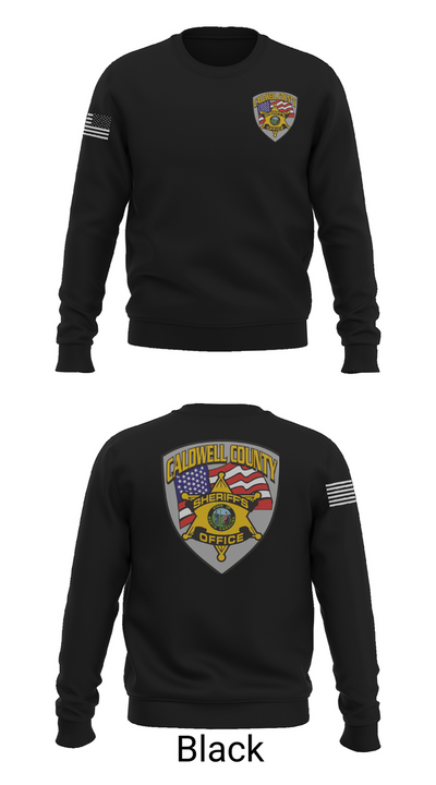Caldwell County Sheriff's Office 64628956 Crew Neck Sweatshirt - 24