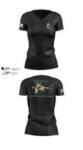 North Carolina Police Dog Association  Women's Short Sleeve V-neck Shirt - 101
