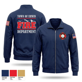 Windbreaker, Town of Erwin Fire Department, Fire Department, Teamtime, Team time, sublimation, custom sports apparel, team uniforms, spirit wear, spiritwear, sports uniforms, custom shirts, team store, custom team store, fundraiser sports, apparel fundraiser