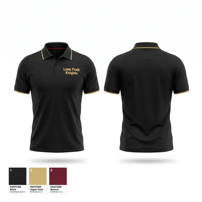 Lone Peak Knights Short Sleeve Performance Polo - 1
