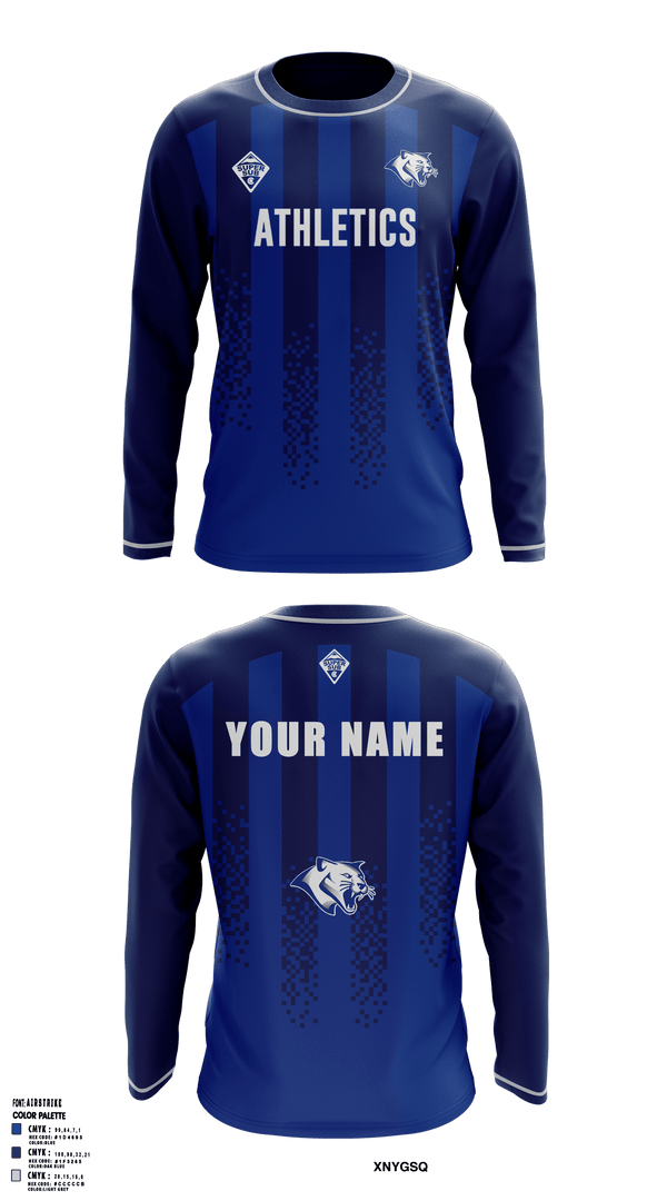 Thornton Middle School 78046273 Long Sleeve Performance Shirt 3