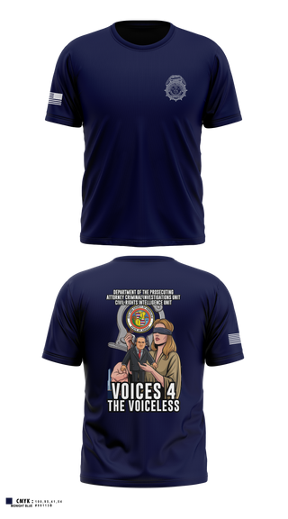 City & County of Honolulu Office of Prosecuting Attorney Criminal Investigations UnitMARDET 32513356 Short Sleeve Performance Shirt - 1