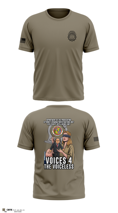 City & County of Honolulu Office of Prosecuting Attorney Criminal Investigations UnitMARDET 32513356 Short Sleeve Performance Shirt - 2