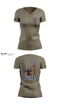City & County of Honolulu Office of Prosecuting Attorney Criminal Investigations UnitMARDET 32513356 Women's Short Sleeve V-neck Shirt - 2