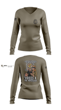 City & County of Honolulu Office of Prosecuting Attorney Criminal Investigations UnitMARDET  32513356 Women's Long Sleeve V-neck Shirt -2