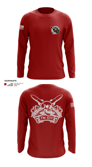 Long Sleeve Performance Shirt, USS Illinois (SSN 786), , Teamtime, Team time, sublimation, custom sports apparel, team uniforms, spirit wear, spiritwear, sports uniforms, custom shirts, team store, custom team store, fundraiser sports, apparel fundraiser