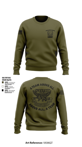 Crew Neck Sweatshirt, North Tarrant Regional CNT, Police, Teamtime, Team time, sublimation, custom sports apparel, team uniforms, spirit wear, spiritwear, sports uniforms, custom shirts, team store, custom team store, fundraiser sports, apparel fundraiser