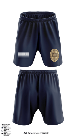 Athletic Shorts With Pockets, Cheraw, Police, Teamtime, Team time, sublimation, custom sports apparel, team uniforms, spirit wear, spiritwear, sports uniforms, custom shirts, team store, custom team store, fundraiser sports, apparel fundraiser