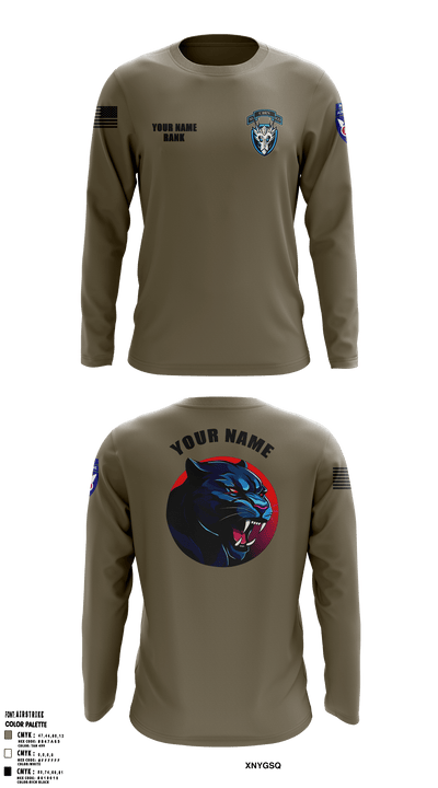 1st Platoon, 95th CBRN 66149028 Long Sleeve Performance Shirt 2