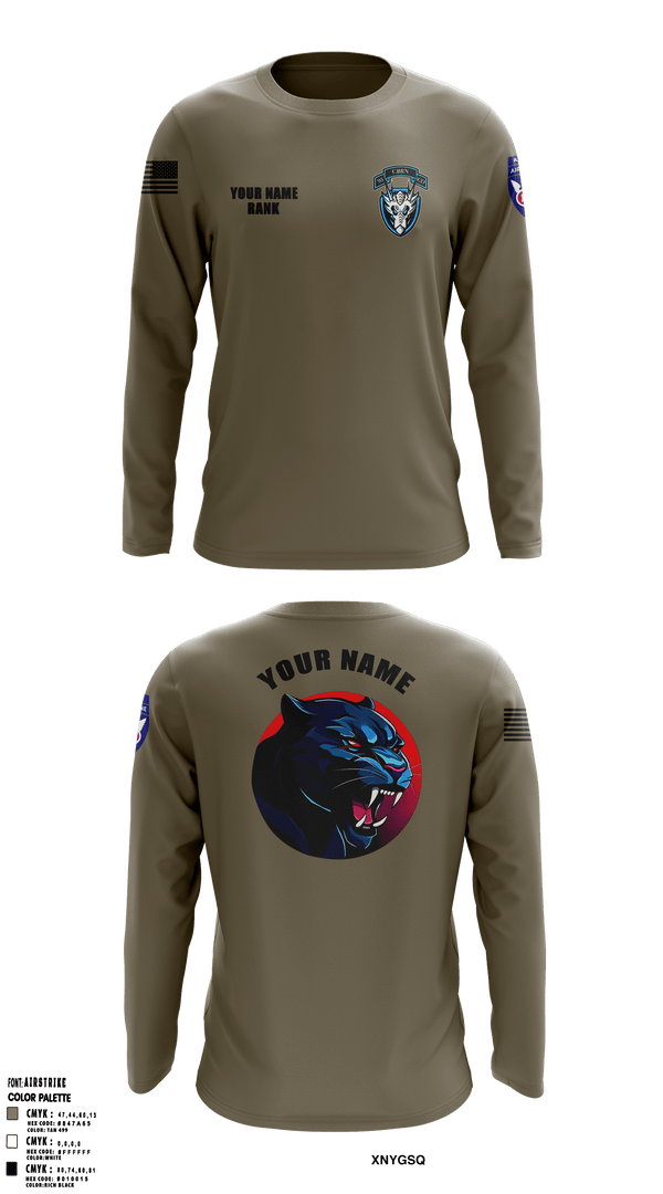 1st Platoon, 95th CBRN 66149028 Long Sleeve Performance Shirt 2