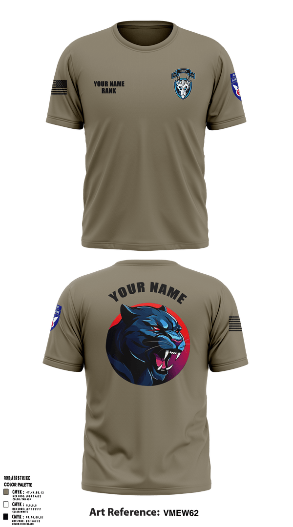 1st Platoon, 95th CBRN 66149028 Old School Cotton Feel Shirt - 2