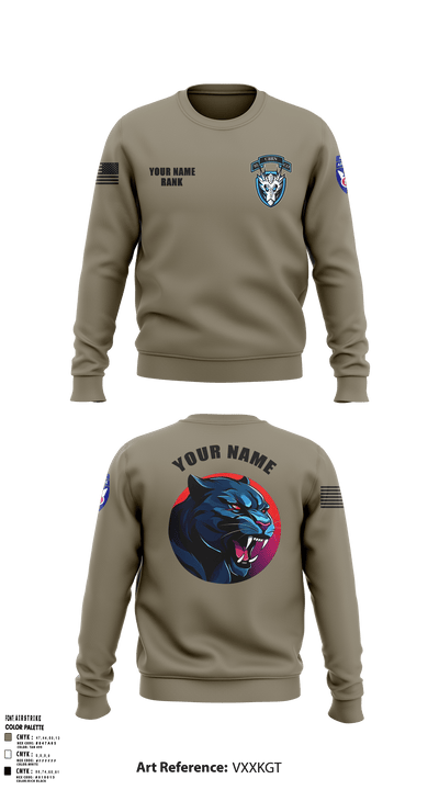 1st Platoon, 95th CBRN 66149028 Crew Neck Sweatshirt - 2