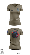 1st Platoon, 95th CBRN 66149028 Women's Short Sleeve V-neck Shirt - 2