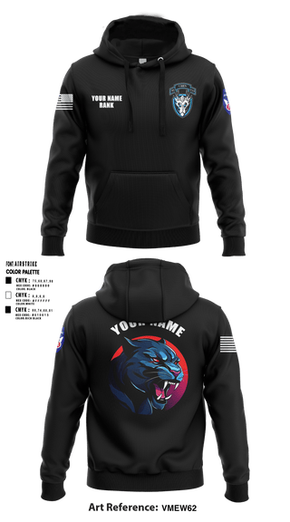 1st Platoon, 95th CBRN 66149028 Hoodie - 1