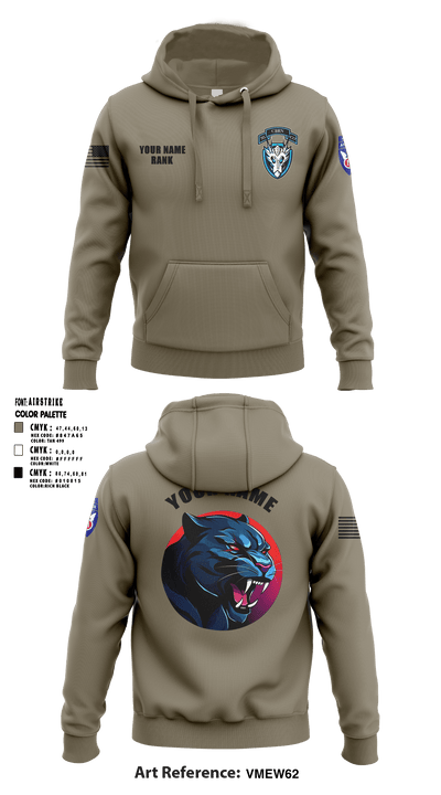 1st Platoon, 95th CBRN 66149028 Hoodie - 2