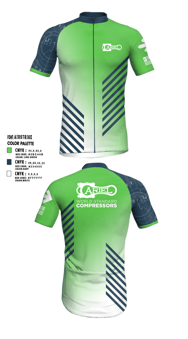 Ariel Corporation 97229157 Cycling Jersey - 2