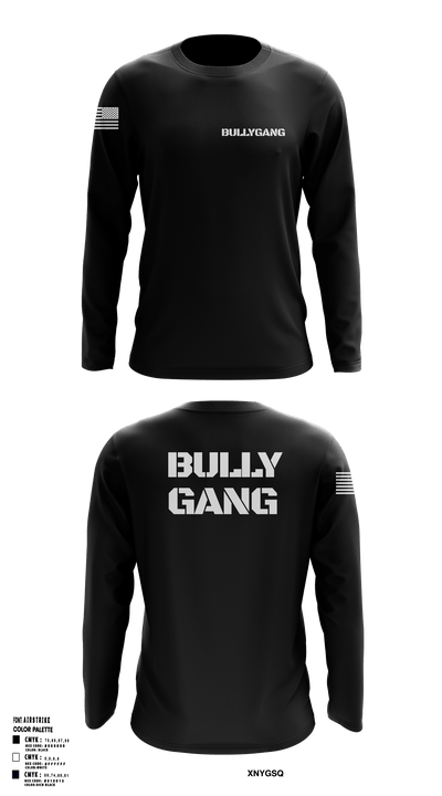Bully Gang 92522740 Long Sleeve Performance Shirt 1