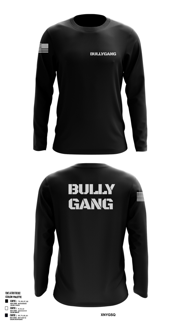 Bully Gang 92522740 Long Sleeve Performance Shirt 1