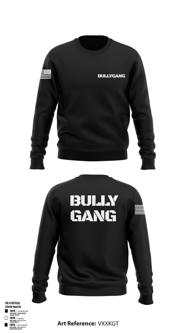 Bully Gang 92522740 Crew Neck Sweatshirt - 1