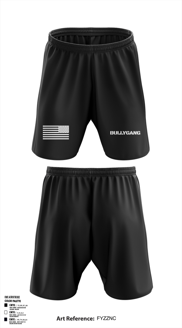 Bully Gang 92522740 Athletic Shorts With Pockets - 1