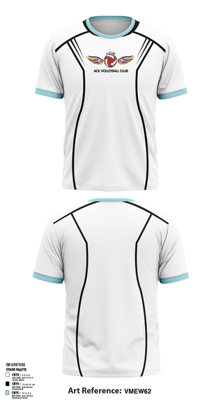 ACE Volleyball Club 23425419 Short Sleeve Performance Shirt - 1 (1)