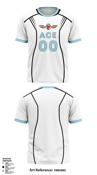 ACE Volleyball Club 23425419 Short Sleeve Performance Shirt - 2 (1)