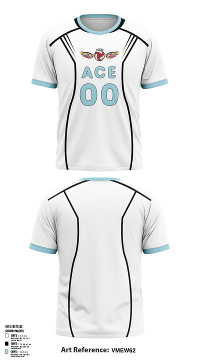 ACE Volleyball Club 23425419 Short Sleeve Performance Shirt - 2 (1)
