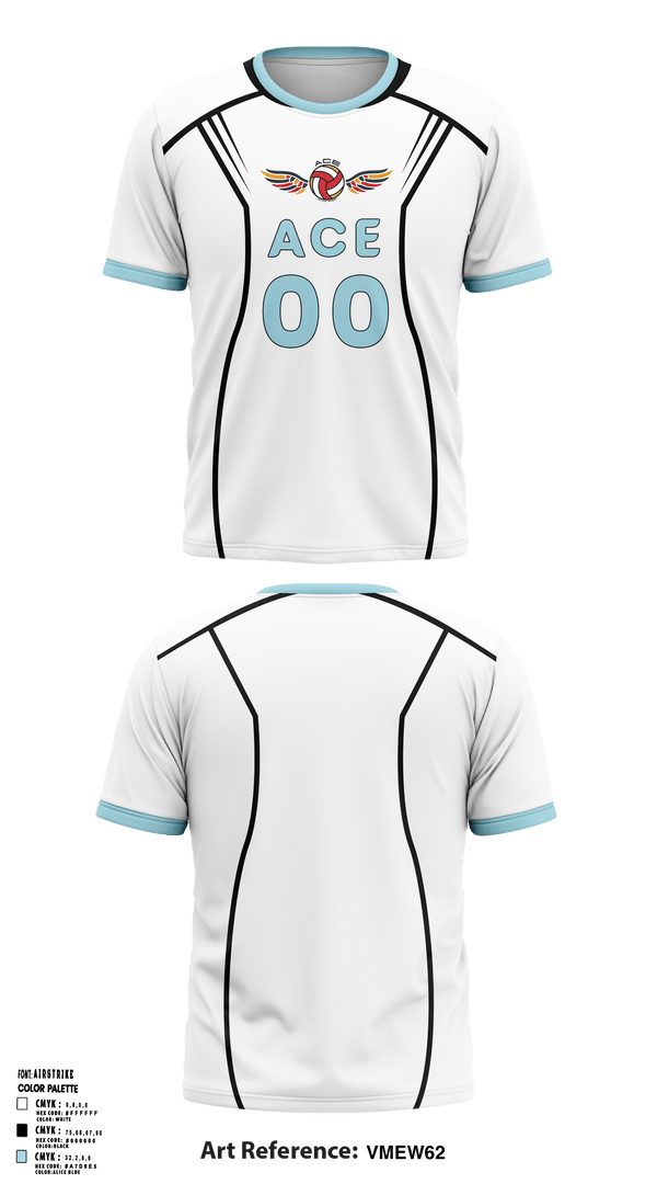 ACE Volleyball Club 23425419 Short Sleeve Performance Shirt - 2 (1)