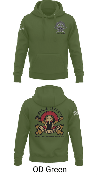 Charlie BTRY 2-114th FA 81101769 Hoodie - 55