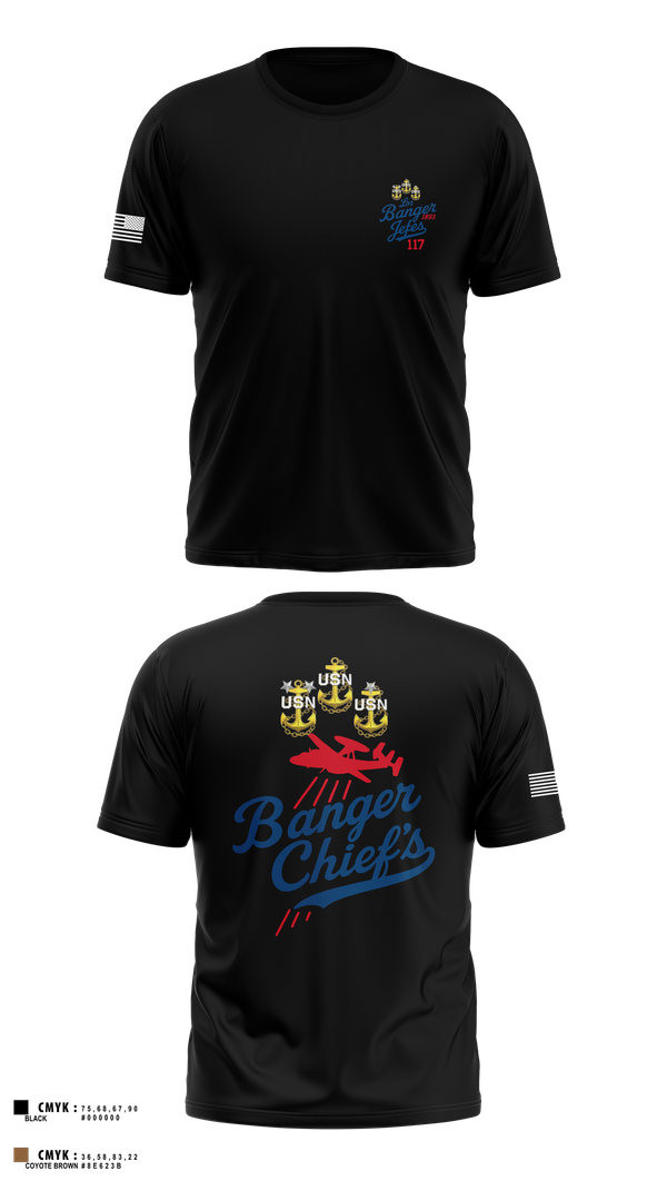 Old School Cotton Feel Shirt, VAW-117, , Teamtime, Team time, sublimation, custom sports apparel, team uniforms, spirit wear, spiritwear, sports uniforms, custom shirts, team store, custom team store, fundraiser sports, apparel fundraiser