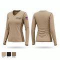 CTANG Therapy Dog Program Women's Long Sleeve V-neck Shirt - 1