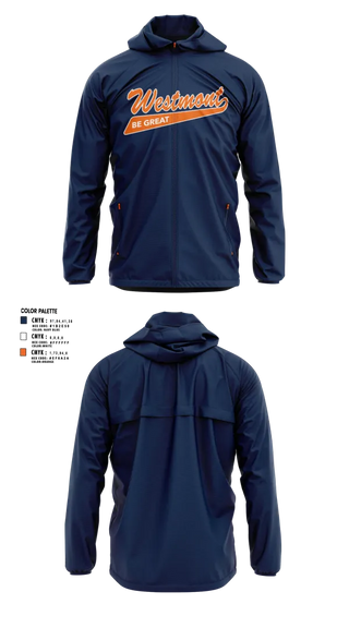 Windbreaker, Westmont Youth Baseball, Baseball, Teamtime, Team time, sublimation, custom sports apparel, team uniforms, spirit wear, spiritwear, sports uniforms, custom shirts, team store, custom team store, fundraiser sports, apparel fundraiser