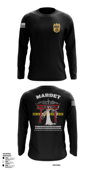 MARDET Fort Leonard Wood MO Basic Military Police SchoolhouseMARDET Fort Leonard Wood (FLW) DoD Interservice Non-Lethal Individual Weapons Instructor's Course Fort Leonard Wood Basic Military Police School House 61548066 Long Sleeve Performance Shirt 1