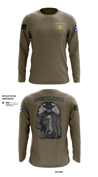 Bandoleros 86621412 Long Sleeve Performance Shirt 3