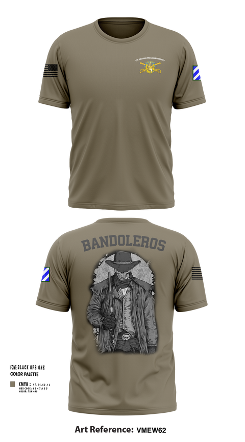 Bandoleros 86621412 Old School Cotton Feel Shirt -3